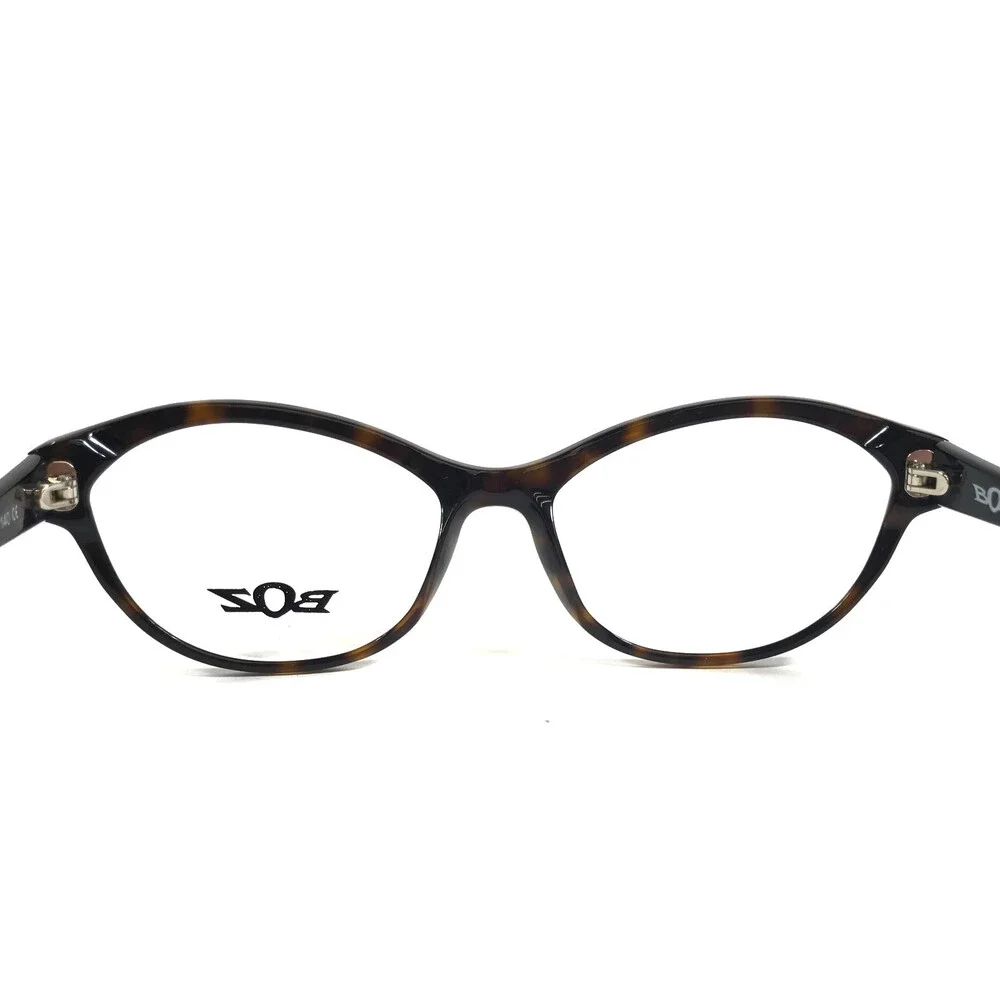 BOZ Eyeglasses Frames WOMBAT 9510 Panther Cream Brown Beige 54-15-140